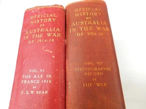 Official History of Australia in the War 1914  VOL VI & XII Photographic Record - Foto 1 di 16
