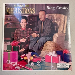 Sealed!! Bing Crosby "Songs Of Christmas" 1960s Vinyl LP Holiday DL 3446 DECCA - Picture 1 of 1