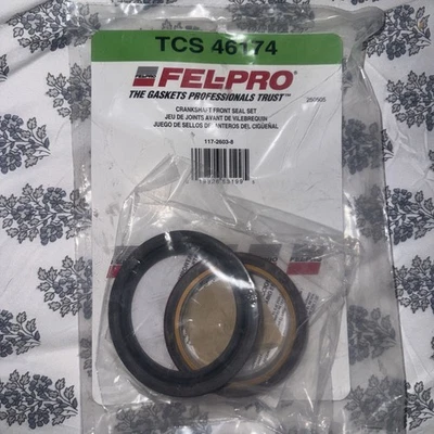 Kit de vedação de virabrequim Fel-Pro TCS 46174 para modelos selecionados 89-20 Dodge Ram - Imagem 1 de 3