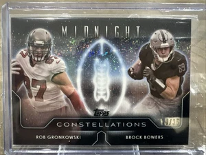BROCK BOWERS / GRONKOWSKI 2024 Topps Midnight Constellations Winter Solstice /35 - Picture 1 of 2