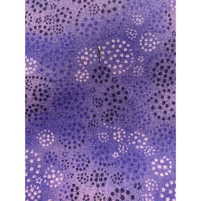 Tela de edredón 4+ yardas cortes verde y púrpura Foto 1 de 4