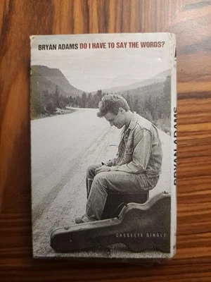 Bryan Adams Do I Have To Say The Words Cassette Single 1992 3 Track Live Tracks - Image 1 of 4