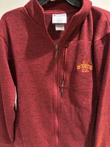Iowa State University Cyclones Embroidered full zip sweater/sweatshirt small. - Picture 1 of 9