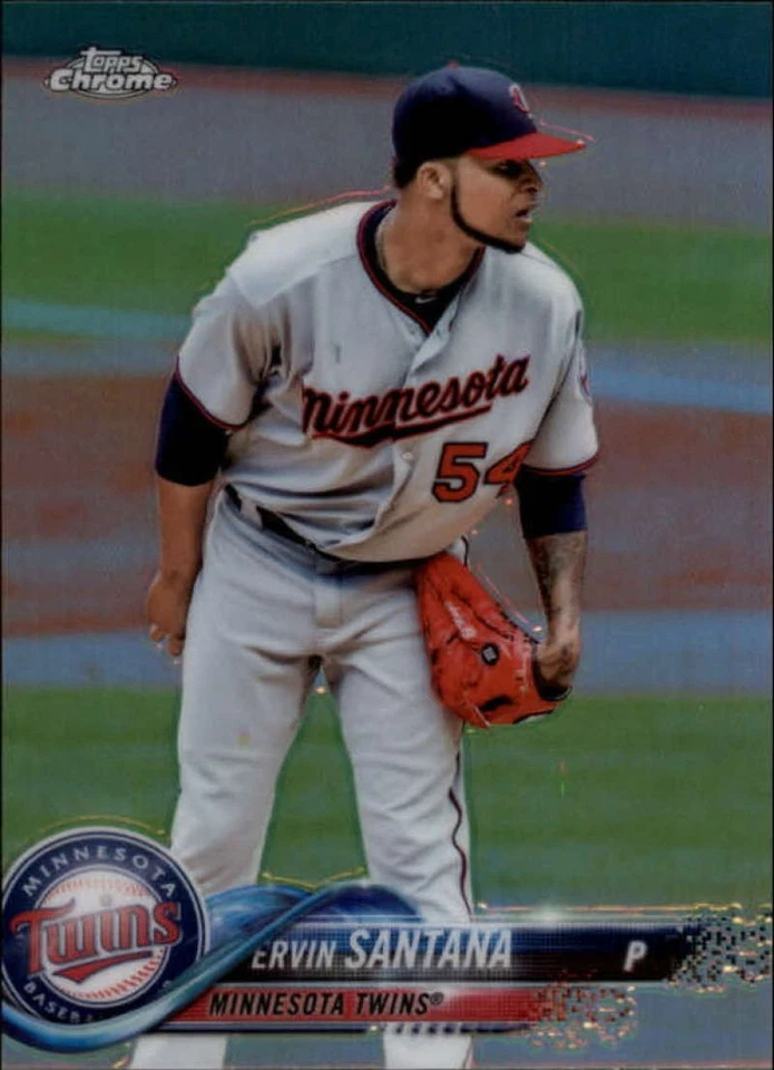 2018 Topps Chrome MLB Base Refractors Baseball Trading Card Pick From List - Image 1 of 1