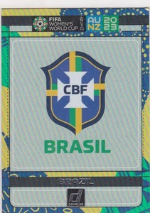 2023 Donruss Womens World Cup #3 BRAZIL   SSP  FOIL Crest - Picture 1 of 2