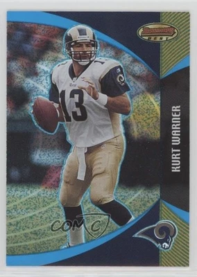 2003 Bowman's Best Blue /499 Kurt Warner #14 HOF - Image 1 of 2