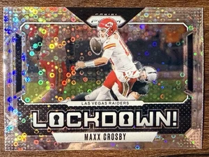 Prizm Maxx Crosby Lockdown 2024 No Huddle Silver Disco Prizm #1 Raiders - Imagen 1 de 2