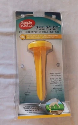Solución simple feromonas tratadas orina poste estaca al aire libre perro ayuda de entrenamiento Foto 1 de 4