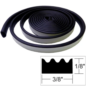TACO 1/8" X 3/8" WEATHER SEAL BLACK 10' - Picture 1 of 1