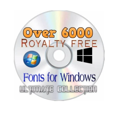 The Ultimate collection of Fonts for microsoft windows on CD software - Image 1 of 4