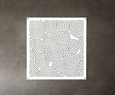 Plantilla De Bordado Sashiko Patrón De Acolchar Stencils Espirales 22cm • 8.45€