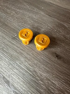 Merritt BMX Bicycle End Caps End Plugs Brown Tan - Picture 1 of 4