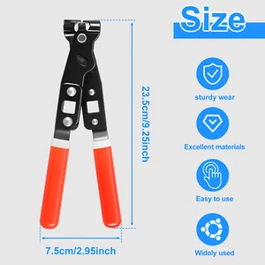 Heavy Duty CV Boot Clamp Pliers Steel CV Axle Boot Clamp Pliers Tool for dgHOm - Picture 1 of 11