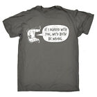 If I Agreed With You We'd Both Be Wrong Mens T-shirt Birthday Funny Joke Gift