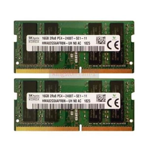 Memoria para computadora portátil Hynix 32 GB (2x16 GB) DDR4 SO-DIMM PC4-2400T HMA82GS6AFR8N-UH 260 pines - Imagen 1 de 6