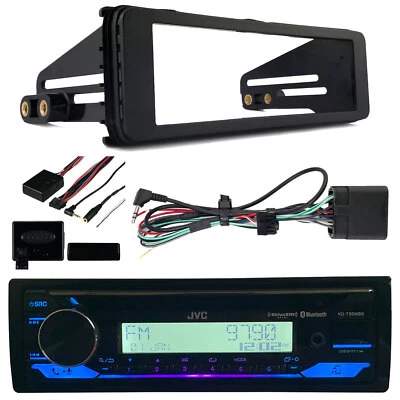 Bluetooth Marine CD Player USB AUX Receiver, Thumb Controls, Radio Install Kit - Image 1 of 4