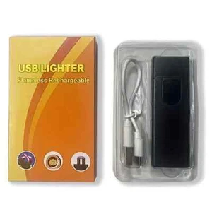 Smart Touch Sensor USB Rechargeable Double Arc Flameless Plasma Electric Lighter - Picture 1 of 5
