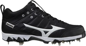 Mizuno 9-Spike Ambition 2 Mid Men's Metal Baseball Cleats - Picture 1 of 6
