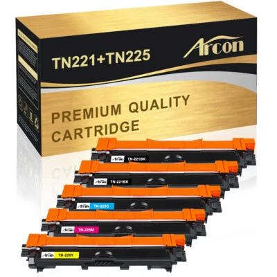 TN221 Toner Compatible With Brother TN-221 TN225 HL-3140CW HL-3170CDW MFC-9130CW - Image 1 of 4