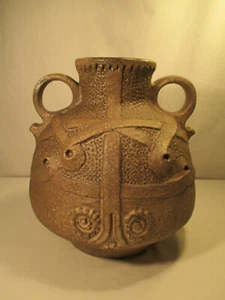Stein Keramik 50er Jahre Mid Century Vase West Germany Lava - Bild 1 von 8