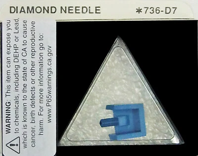 Pfanstiehl 736-D7 NEEDLE STYLUS for Sanyo Fisher ST-09 MG-9 replaces Aiwa AN-20