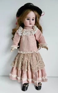 JOLIE POUPEE ANCIENNE TÊTE BISCUIT FLEISCHMANN BEAUX HABITS - HT 46 cm (réf LP6) - Imagen 1 de 24