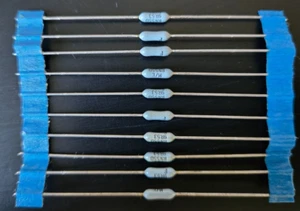10pcs 9.53 ohm 1/4W 1% Metal Film Precision Axial Resistors ~ NEW ~ - Picture 1 of 1