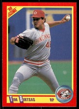 1990 Score Tim Birtsas Cincinnati Reds #408