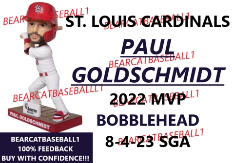PAUL GOLDSCHMIDT 2022 MVP ST. LOUIS CARDINALS BOBBLEHEAD 8-4-23 SGA *PRE-SALE* Cover