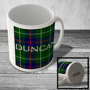 MUG_CLAN_598 DUNCAN Apellido (DUNCAN Tartán Moderno) (fondo completo) - Escocés - Imagen 1 de 1