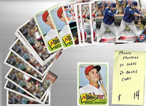 Miguel Montero 20 card lot D-Backs /Cubs Combined Shipping - Picture 1 of 1