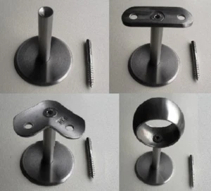 Supporto corrimano in acciaio inox V2A supporto corrimano console parapetto ringhiera VA - Foto 1 di 17