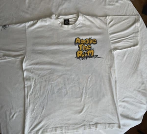Vintage Reebok Above The Rim Hoopwear Graphic Spellout single stitch size L - Picture 1 of 6