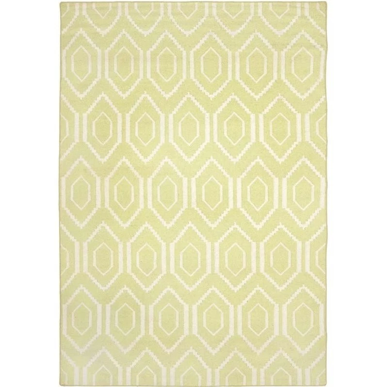 Safavieh Green/ Ivory Flat weave Area Rug 10' ' - DHU556A-10