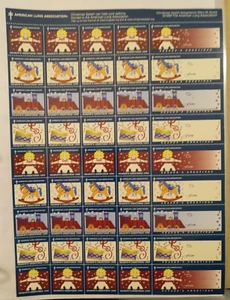 U.S. Christmas Seals 1999 - full sheet + Gift Tags Vintage - Picture 1 of 1