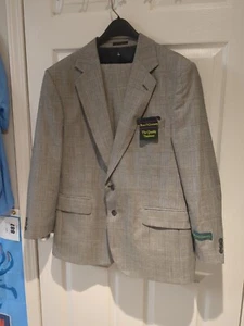Pantaloni da uomo Ross & Cromarty 2 pezzi grigio a quadretti taglia 44S taglia W39 - Foto 1 di 13