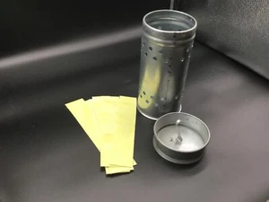 Schwefeldose mit Schwefelstreifen Wachs Imkerei Imker Bienenwachs Wachsmotte - Bild 1 von 3