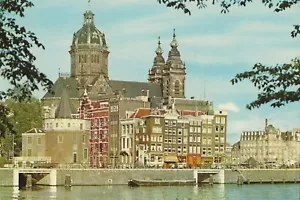 Postcard Netherlands Amsterdam St Nicholas Church & Weepers' Tower NrMNT Unused - Picture 1 of 1