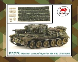 Kit de modo a escala de camuflaje y estiba tanque británico Cromwell Mk IV de Hesse 1:72 - Imagen 1 de 8