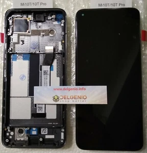 DISPLAY LCD ORIGINALE FRAME XIAOMI Mi 10T /10T Pro REDMI K30S TOUCH VETRO NERO - Imagen 1 de 3