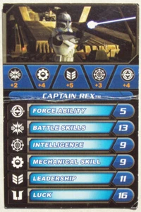 Star Wars Galactic Battle Game Card Captain Rex 2010 - Bild 1 von 2