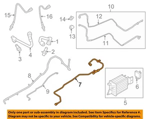 FORD OEM 18-23 F-150 Emission Components-Connector Hose FL3Z9C015B - Picture 1 of 2