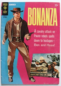 BONANZA #22 FN+ Silver Age TV Western Comic 1966 PHOTO COVER - Picture 1 of 4