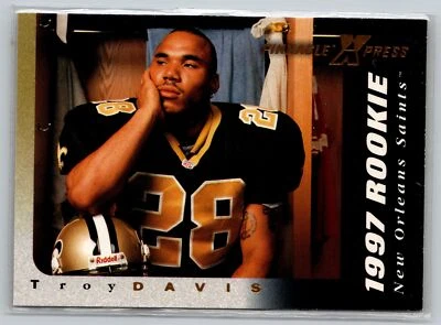 1997 Pinnacle X-Press #124 Troy Davis - Image 1 of 2