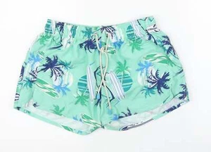 Oiler & Boiler Womens Green Polyester Blend Cut-Off Shorts Size S Reg - Picture 1 of 12