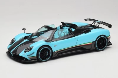 850630001 Pagani Zonda Uno Light Blue Carbon Almost Real 1:18 - Immagine 1 di 4