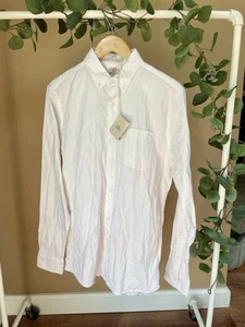 Faherty Herren Button-Down Hemd Neu mit Etikett BESCHREIBUNG LESEN Größe Medium Tall - Bild 1 von 10