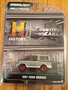 Greenlight  1967 FORD BRONCO RED CHASE -  History Counting Cars - RARE - Picture 1 of 1