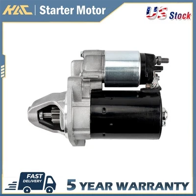 Starter Fits 2003-2005 Mercedes-Benz C230 2012-2015 C250 SLK250 1.1KW CW 9T - Image 1 of 4