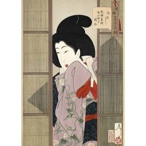 A3-size Tsukioka Yoshitoshi poster, "Thirty-two Aspects of Manners and Cust - Picture 1 of 2